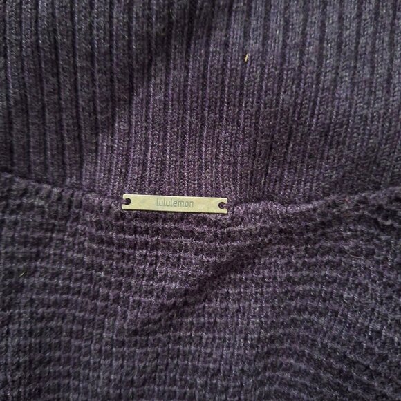 Lululemon Purple Wrap Cardigan with Belt - Picture 5 of 7